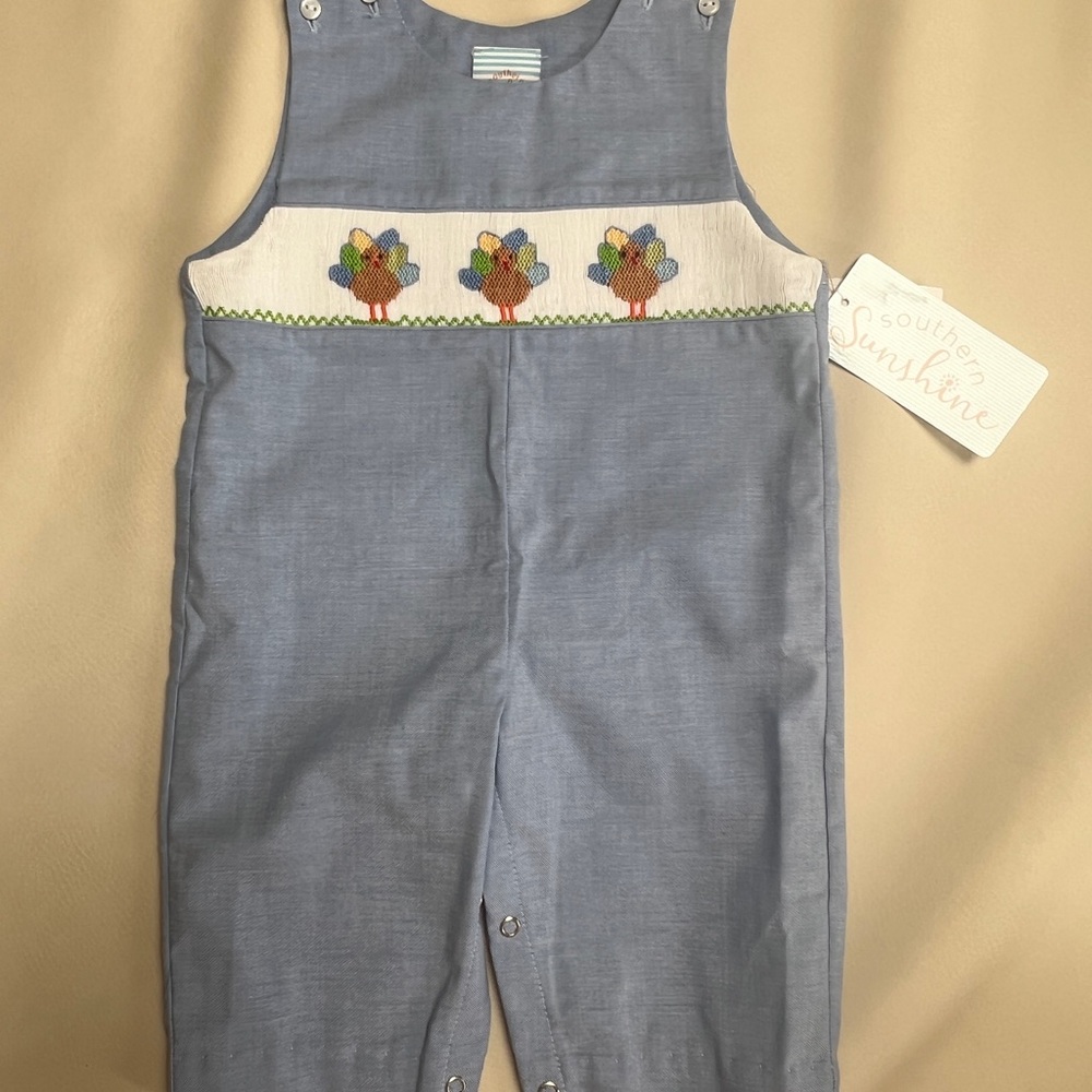 NWT southern sonshine turkey smocked jon Jon